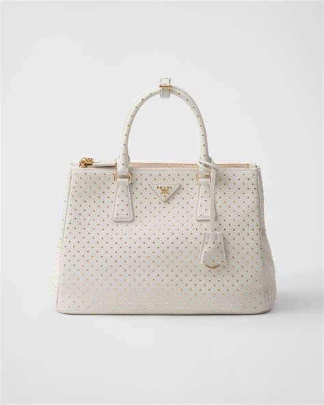 prada white studded bag|prada cahier studded bag.